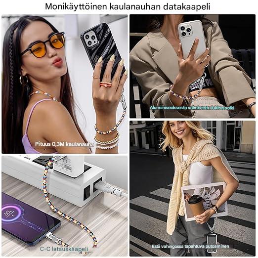 2-in-1 Puhelinnyöri & Latauskaapeli