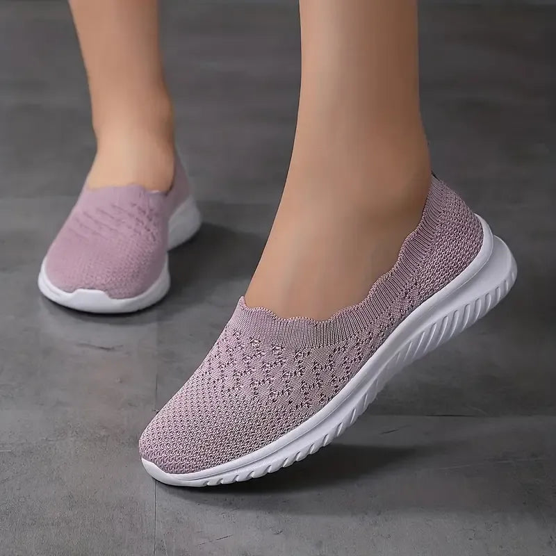 Mukavat Naisten Neulotut Slip-On Kengät