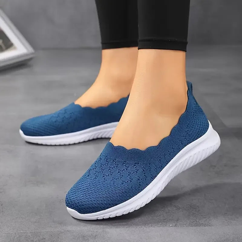 Mukavat Naisten Neulotut Slip-On Kengät