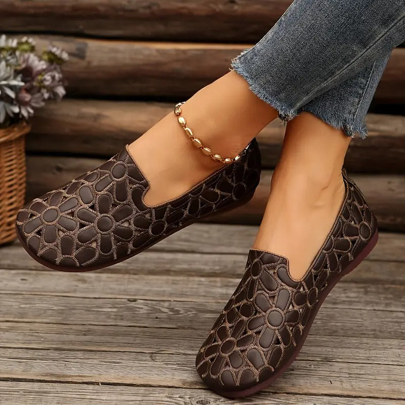 Ortopediset Nahka Ballerina Oxford