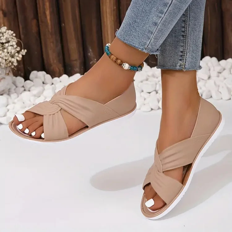 Ortopediset Slip-On Sandaalit Rusetilla Naisille