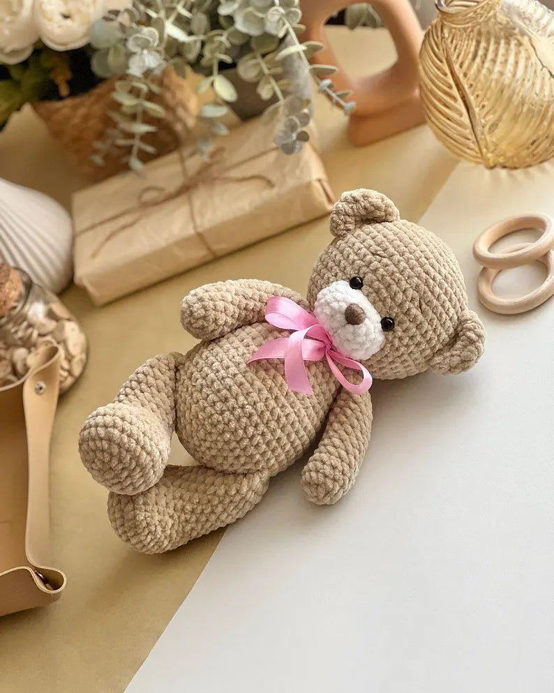 Nalle nalle virkattu malli amigurumi